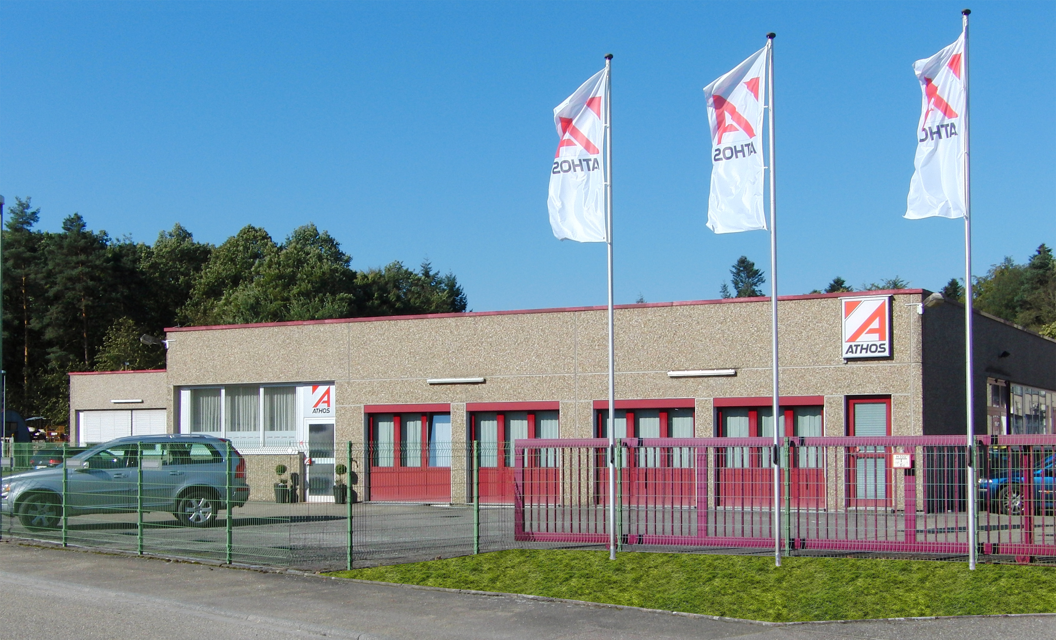 ATHOS Firmengebäude Knittlingen von vorne