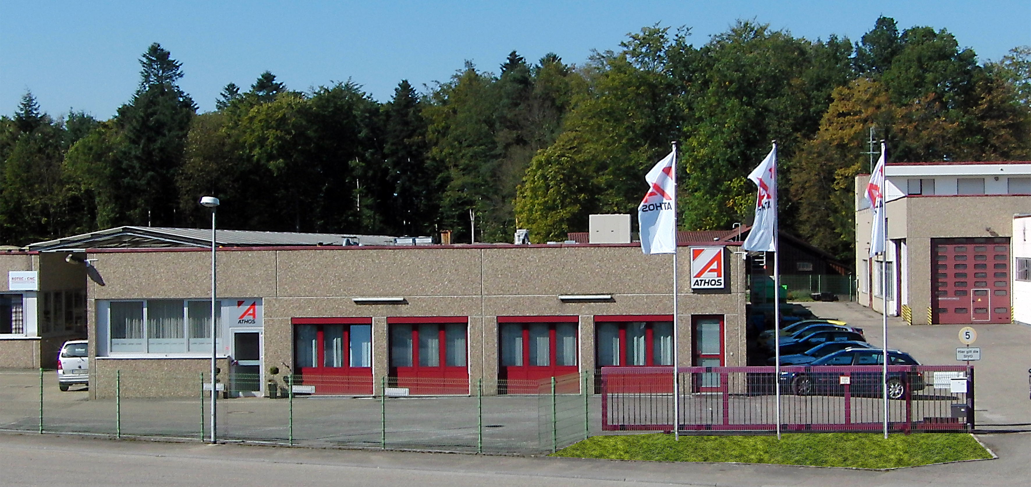 ATHOS company building Knittlingen from the front