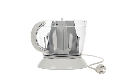 Foodprocessor mit Kabel von der Seite