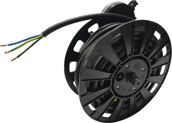 Cable rewinder K86/185, 3-pole, 10,00 m WITHOUT frame and plug