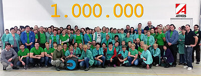 Group photo of the employees of ATHOS