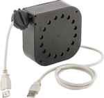 USB cable rewinder K30, 4-pole, 0,60 – 2,00 m